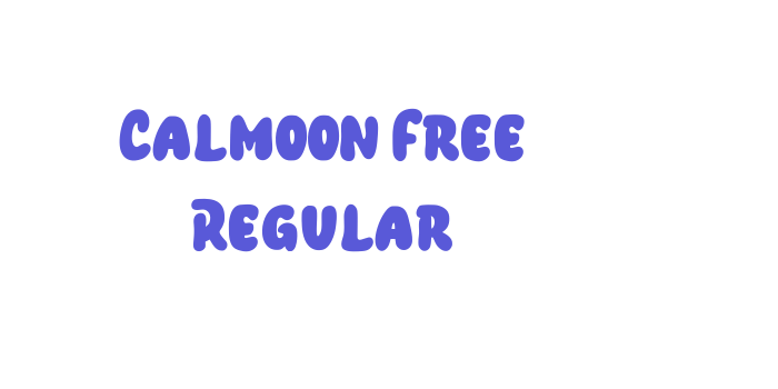 Calmoon Free Regular Font Download