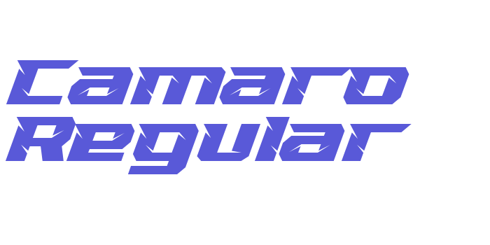 Camaro Regular Font Download