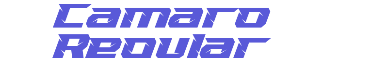 Camaro Regular font