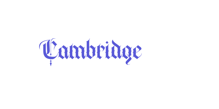 Cambridge Font Download