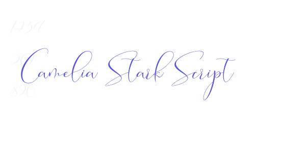 Camelia Stark Script font free