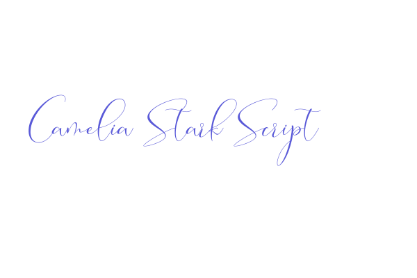 Camelia Stark Script Font