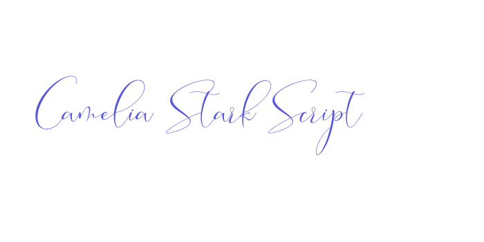 Camelia Stark Script Font Download