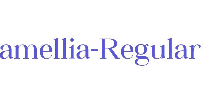 Camellia-Regular Font Download