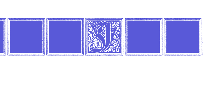 Camelot_Initials Font