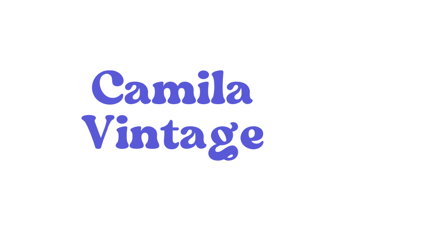 Camila Vintage Font Download