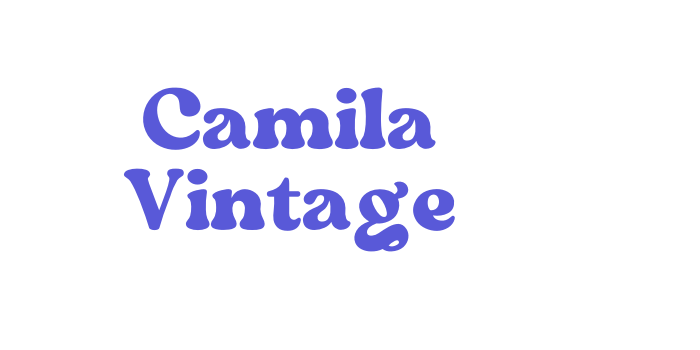 Camila Vintage Font Download