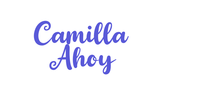 Camilla Ahoy Font Download