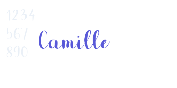 Camille font