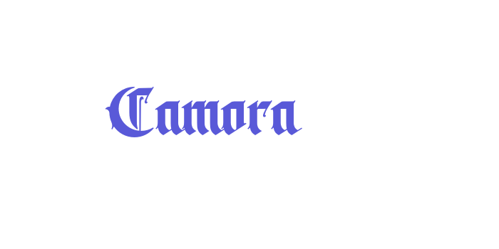 Camora Font Download