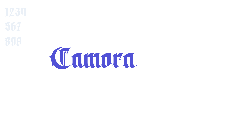 Camora-font-download