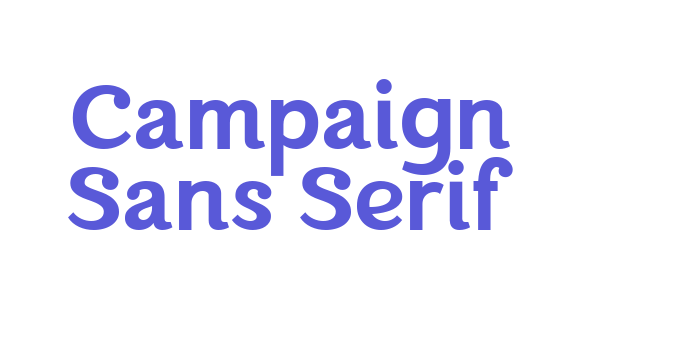 Campaign Sans Serif Font Download