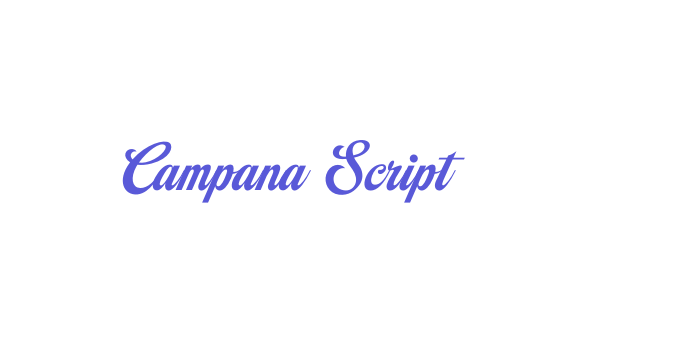 Campana Script Font Download