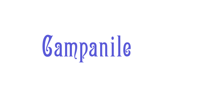 Campanile Font Download