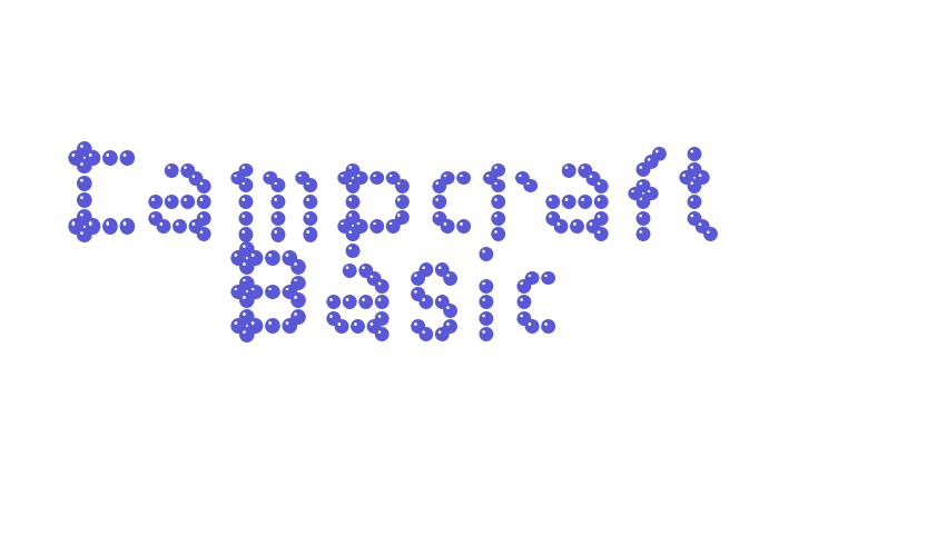 Campcraft Basic Font Download