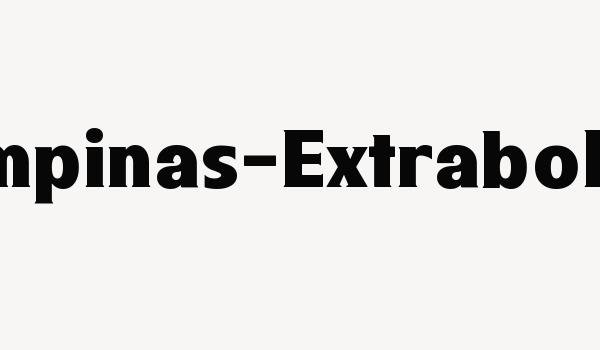 Campinas-Extrabold Font