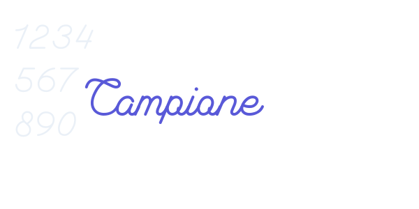 Campione font free