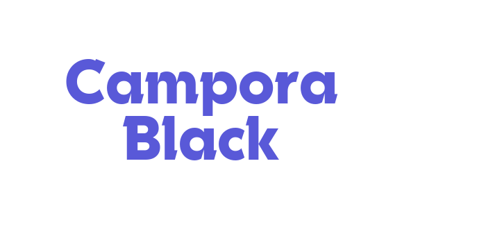 Download Campora Black Font