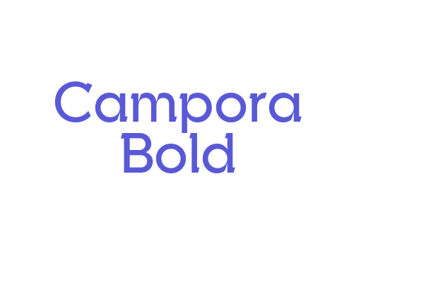 Campora Bold Font