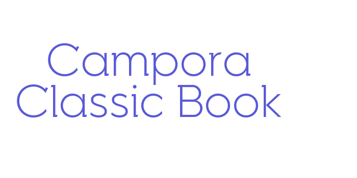 Campora Classic Book Font Download