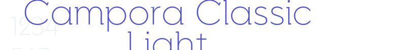 Campora Classic Light-font