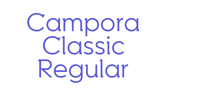 Campora Classic Regular Font Download