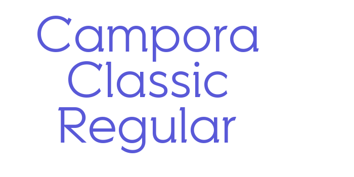 Campora Classic Regular Font