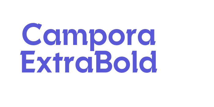 Campora ExtraBold Font