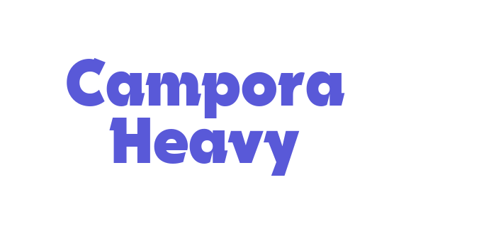 Download Campora Heavy Font