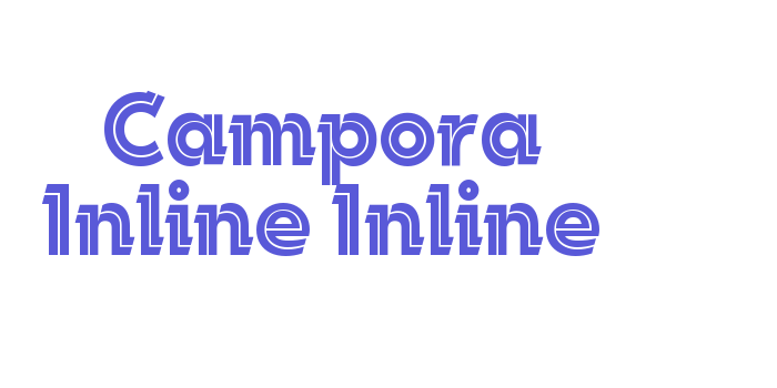 Download Campora Inline Inline Font