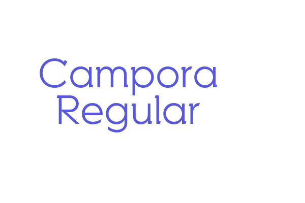 Campora Regular Font