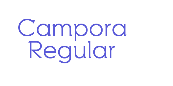 Campora Regular Font