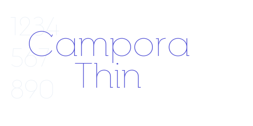 Campora Thin-font-download