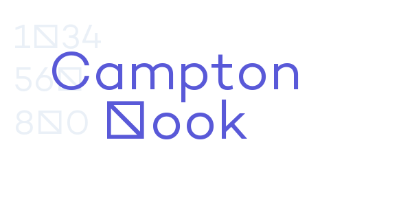 Campton Book font free