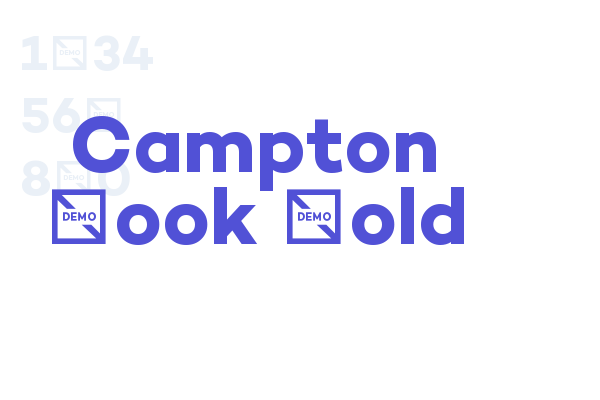 Campton Book Bold Font Download