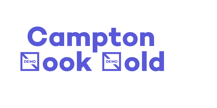 Campton Book Bold Font Download