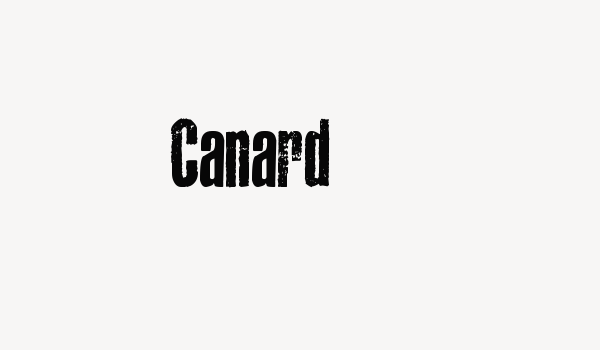 Canard Font