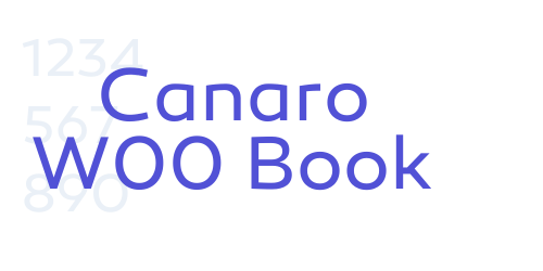 Canaro W00 Book-font-download