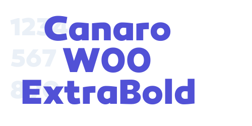 Canaro W00 ExtraBold-font-download