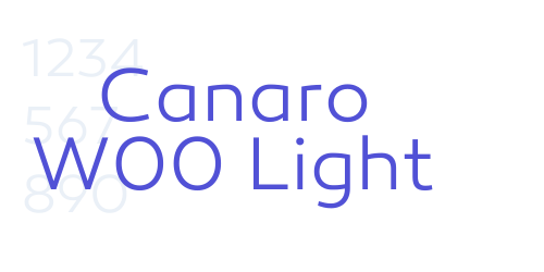 Canaro W00 Light-font-download