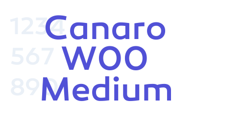 Canaro W00 Medium-font-download