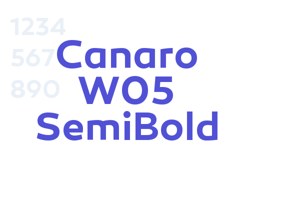 Canaro W05 SemiBold