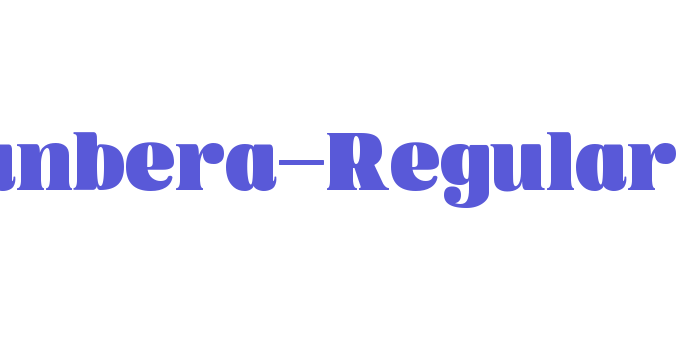 Canbera-Regular Font Download