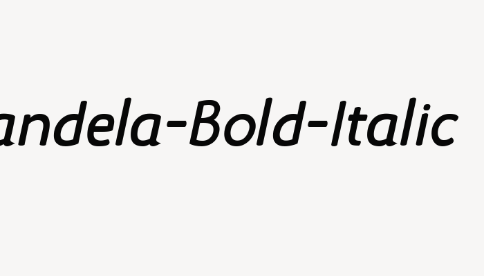 Candela-Bold-Italic font download