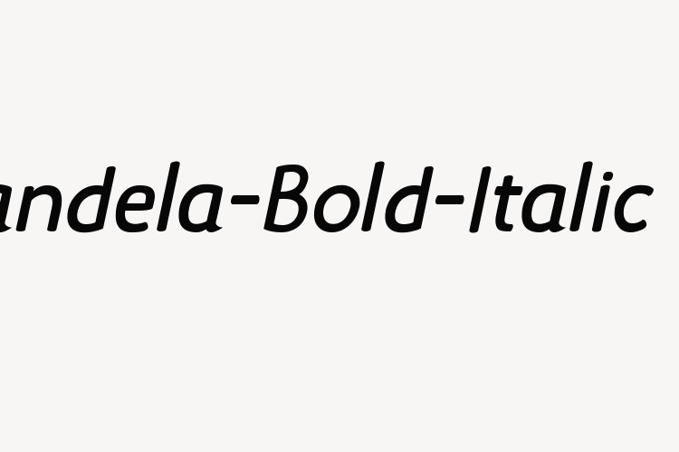 Candela-Bold-Italic font download