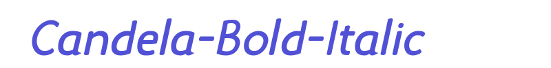 Candela-Bold-Italic