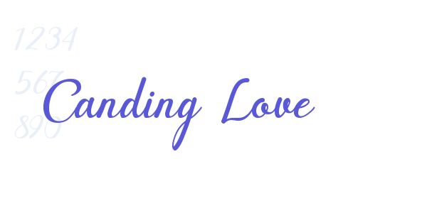 Canding Love font free