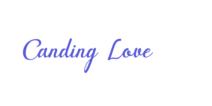 Canding Love Font Download