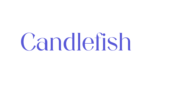 Candlefish Font