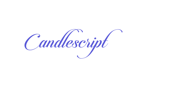 Candlescript Font Download